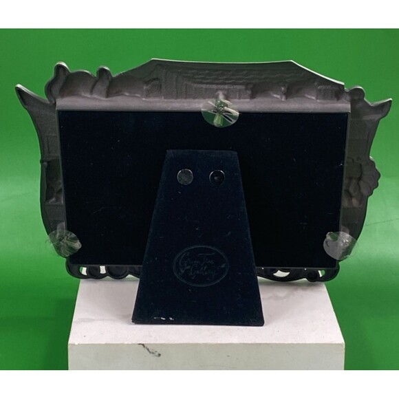 Noah's Ark Boat Animals Pewter Tone Heavy Cast Metal 4x6  Photo Picture Frame - Picture 3 of 9